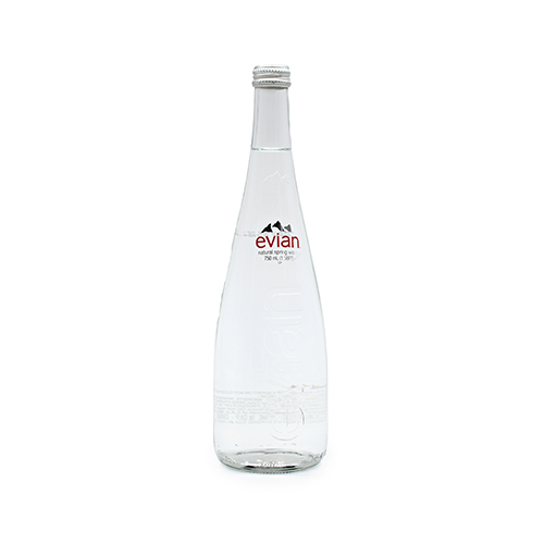 7.7 Transparent Qua Still Natural Mineral Water Glass bottle 750ml